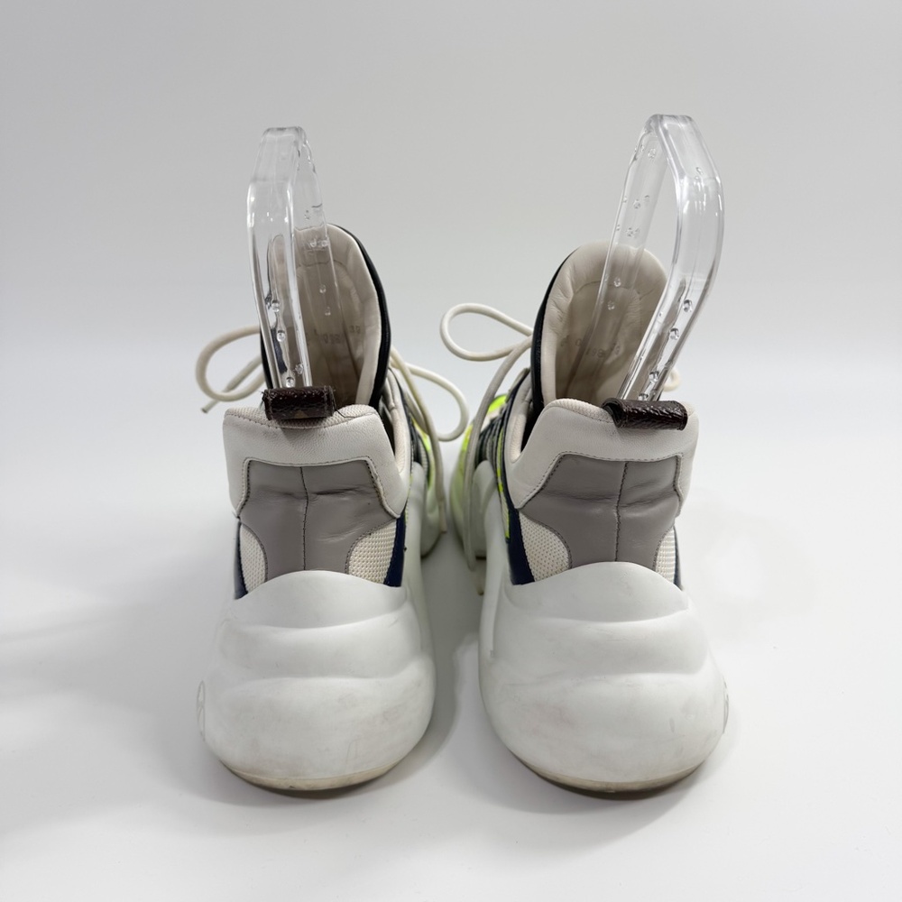 Louis Vuitton Archlight Yellow White Mesh Sneakers 39 - Picture 5 of 8